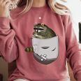 Raccoon Lover Sweatshirt - Cozy Comfort Colors Animal Design Crimson