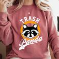 Raccoon Sweatshirt - Cozy Comfort Colors - Whimsical Raccoon Humor Crimson
