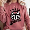 Raccoon Sweatshirt - Save The Trash Panda Meme - Cute & Cozy Comfort Crimson