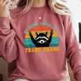 Raccoon Trash Panda Spirit Animal Sweatshirt - Unisex Comfort Crimson