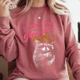 Strawberry Jams But My Don't Raccoon Comfort Colors Sweatshirt Crimson