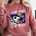 Street Cats & Trash Pandas Sweatshirt | Cotton Blend | Adults Crimson
