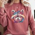 Watercolor Raccoon Child T-Shirt - Modern Classic Polyester for All Seasons Crimson
