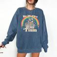 Autism Awareness Raccoon Unisex Sweatshirt | Comfort Colors Denim