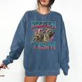 Autism Meme Comfort Colors Sweatshirt - Raccoon Design Denim