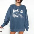 Bruh Raccoon Trash Panda Lover Racoon Meme Teens Slang Comfort Colors Sweatshirt Denim