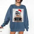 Christmas Raccoon Sweatshirt - Dear Santa, I Can Explain | Cozy Comfort Denim
