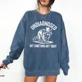 Cowboy Raccoon Sweatshirt - Comfort Colors for Unique Style Denim