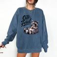 Feral Panda Raccoon Cozy Sweatshirt - Fun Animal Costume for All Denim