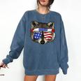 Patriotic Raccoon T-Shirt - USA July 4th Fun | Trash Panda Tee Denim