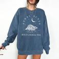 Raccoon Cowboy Graphic Unisex Sweatshirt | Cozy Meme Theme Denim