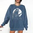 Raccoon Guitarist Sweatshirt - Comfort Colors Unisex Hoodie Denim