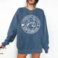 Raccoon Gym Sweatshirt - Comfort Colors | Trash Panda Fitness Fun Denim
