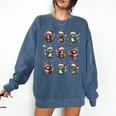 Raccoon Lover Pajama Sweatshirt - Cozy Christmas Lights Decor Denim