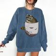 Raccoon Lover Sweatshirt - Cozy Comfort Colors Animal Design Denim