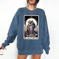Raccoon Tarot The Lovers Unisex Sweatshirt - Cozy Rustic Style Denim