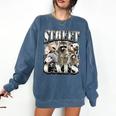 Retro Raccoon Summer Sweatshirt - Unisex Comfort Fit Denim