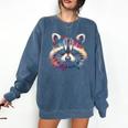 Watercolor Raccoon Child T-Shirt - Modern Classic Polyester for All Seasons Denim