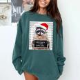 Christmas Raccoon Sweatshirt - Dear Santa, I Can Explain | Cozy Comfort Blue Spruce