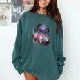 Ferrets Howling At The Moon Shirt Ferret Comfort Colors Sweatshirt Blue Spruce