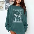 In My Feral Era Raccoon Sweatshirt - Cozy Trash Panda Appeal Blue Spruce