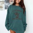 Raccoon Comfort Colors Sweatshirt - Humorous Phrase for Casual Days Blue Spruce