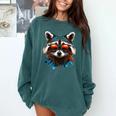 Raccoon Comfort Colors Sweatshirt - Stylish Unisex Top Blue Spruce