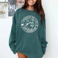 Raccoon Gym Sweatshirt - Comfort Colors | Trash Panda Fitness Fun Blue Spruce
