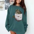 Raccoon Lover Sweatshirt - Cozy Comfort Colors Animal Design Blue Spruce