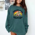 Raccoon Pocket Unisex Comfort Colors Sweatshirt - Cute & Cozy Blue Spruce