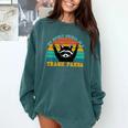 Raccoon Trash Panda Spirit Animal Sweatshirt - Unisex Comfort Blue Spruce