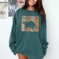 Racoon Periodic Table Chemistry Elements Raccoon Lover Comfort Colors Sweatshirt Blue Spruce