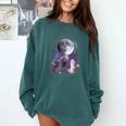 Rats Howling Moon Sweatshirt – Cozy Rat-Themed Unisex Hoodie Blue Spruce