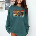 Street Cat Sweatshirt for Raccoon Lovers | Funny Hoodies for Comfort Blue Spruce