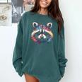 Watercolor Raccoon Child T-Shirt - Modern Classic Polyester for All Seasons Blue Spruce