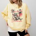Feral Raccoon Summer Sweatshirt - Comfort Colors Vacation Vibe Butter