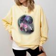 Ferrets Howling At The Moon Shirt Ferret Comfort Colors Sweatshirt Butter