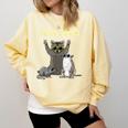 Garbage Gang Animals Comfort Colors Sweatshirt | Opossum, Raccoon, Rat Butter
