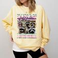 I'm Not Part Of The Problem Raccoon Meme Bootleg Comfort Colors Sweatshirt Butter