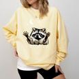 It's Called Trash Can Not Trash Cannot Funny Racoon Comfort Colors Sweatshirt Butter