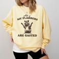 Raccoon Comfort Colors Sweatshirt - Humorous Phrase for Casual Days Butter