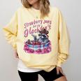 Raccoon Design Comfort Colors Sweatshirt - Fun Quirky Winter Wear Butter
