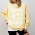 Raccoon Lover Comfort Colors Sweatshirt - Cute Just a Girl Theme Butter
