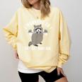 Raccoon Trash Panda Workout Sweatshirt - Unisex Gym Wear, Comfort Style Butter
