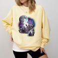 Raccoons Howling At Moon Sweatshirt - Cozy Unisex Comfort Colors Butter