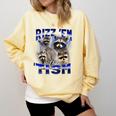 Rizz Em Autistic Raccoon | Cozy Comfort Colors Sweatshirt Butter