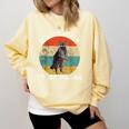 Save The Trash Panda Raccoon Animal Retro Vintage Sunset Comfort Colors Sweatshirt Butter