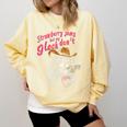 Strawberry Jams But My Don't Raccoon Comfort Colors Sweatshirt Butter