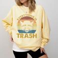 Vintage Raccoon Lovers Comfort Colors Sweatshirt - Cozy Retro Appeal Butter