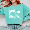 Bruh Raccoon Trash Panda Lover Racoon Meme Teens Slang Comfort Colors Sweatshirt Chalky Mint